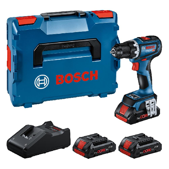 Bosch GSR 18V-90 C 3x4ah Professional Akku Boremaskine *U. RESTLAGER