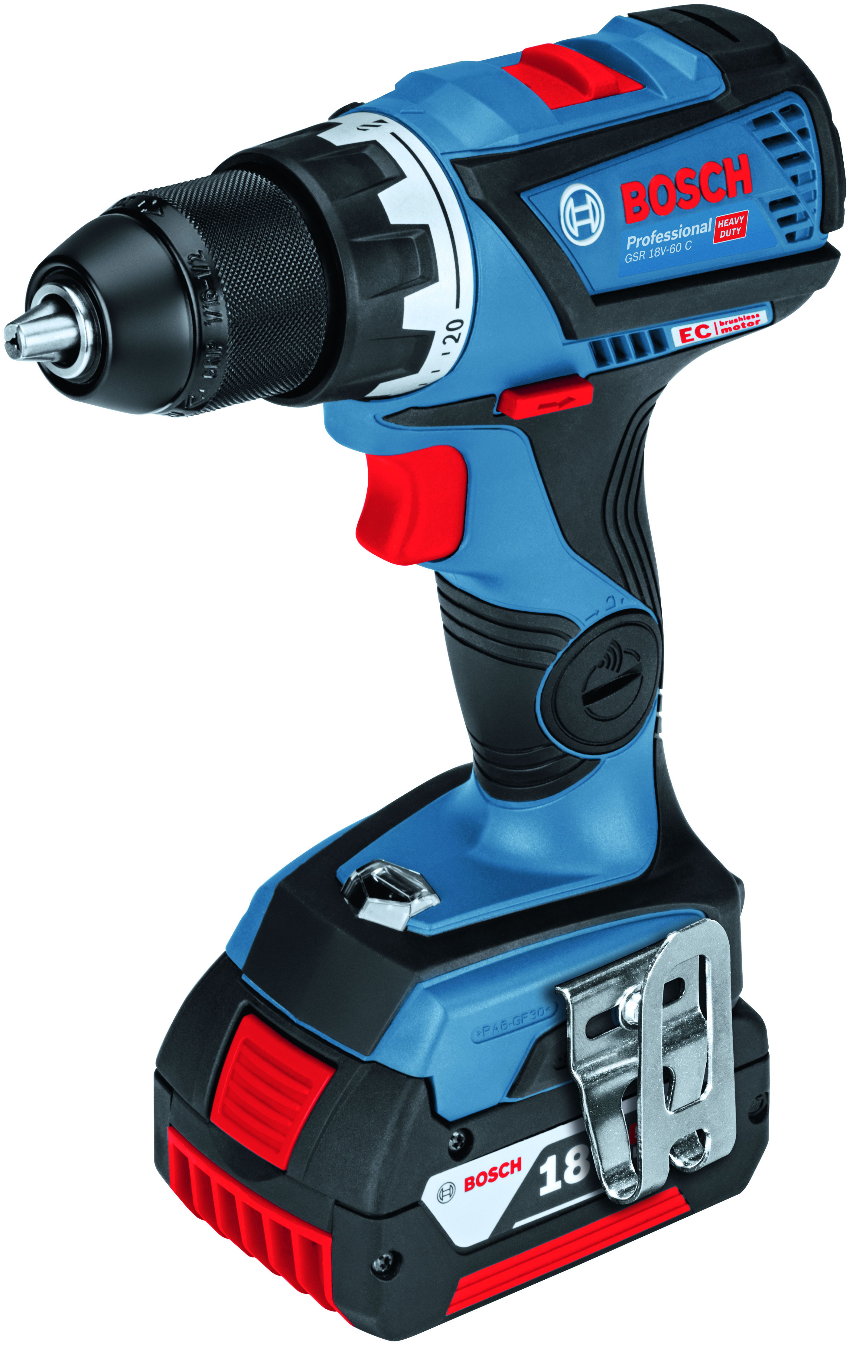 Bosch akkubore-/skruemaskine gsr 18v-60 c solo. RESTLAGER