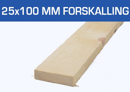 25x100 forskalling