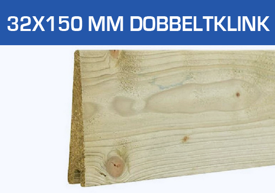 32x150 mm Dobbeltklink