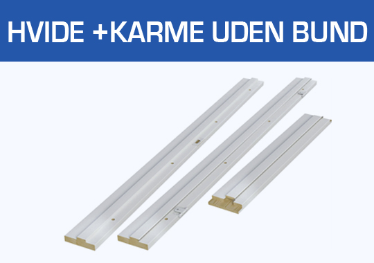 Hvide +Karme uden Bund