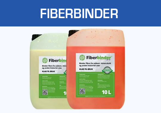 Fiberbinder Støvbinding - Asbest og mineraluld