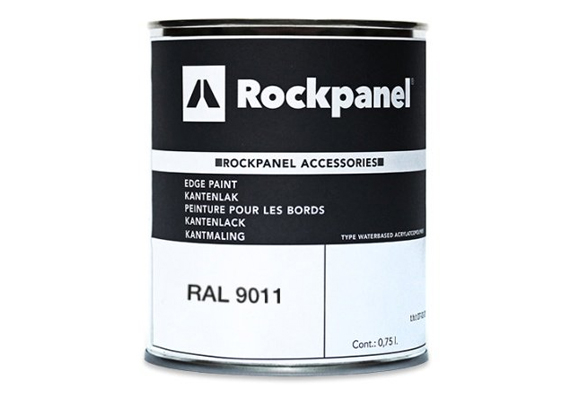 Rockpanel Uni Kantmaling 0,5ltr Grafitsort RAL9011 