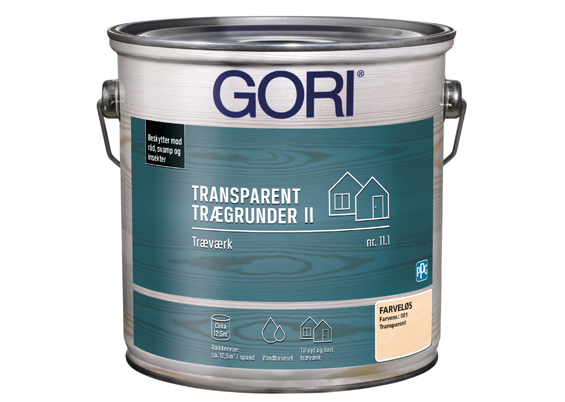 Gori 11.1 Trægrunder Transparent 2,5ltr