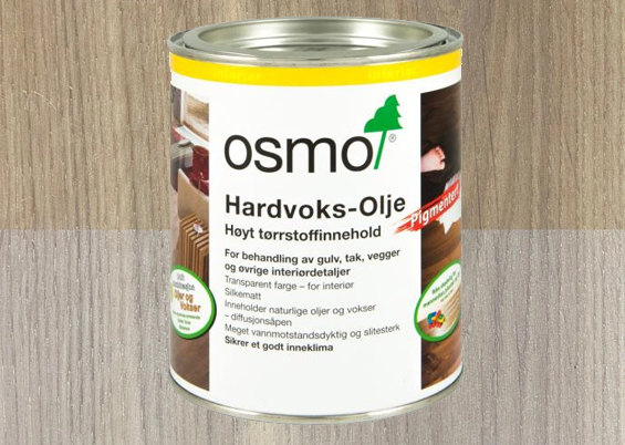 Osmo 3040 Hårdvoksolie Hvidpigmenteret silkemat 0,75 ltr