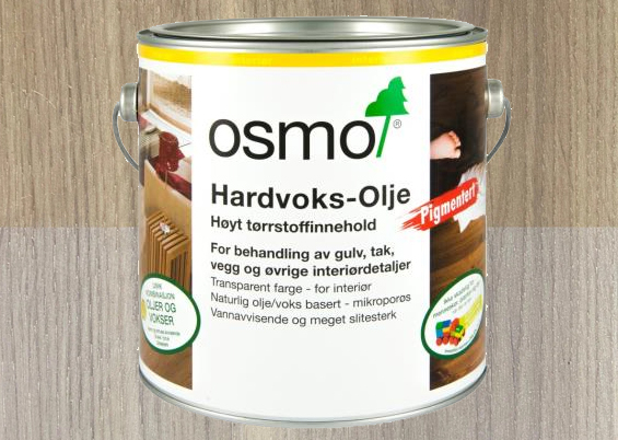 Osmo 3040 Hårdvoksolie Hvidpigmenteret sillkemat 2,5 ltr