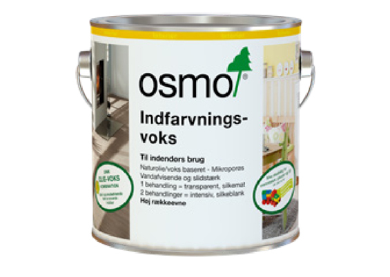 Osmo 3111 Indfarvningsvoks Hvid Transparent Silkemat 0,75 ltr