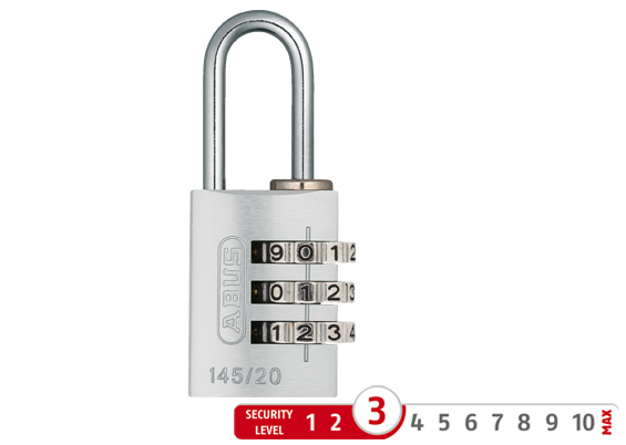 Abus 145/20 Sølv Kodelås 20 mm