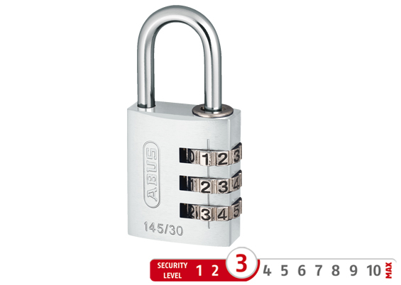 Abus 145/30 Sølv Kodelås 30 mm