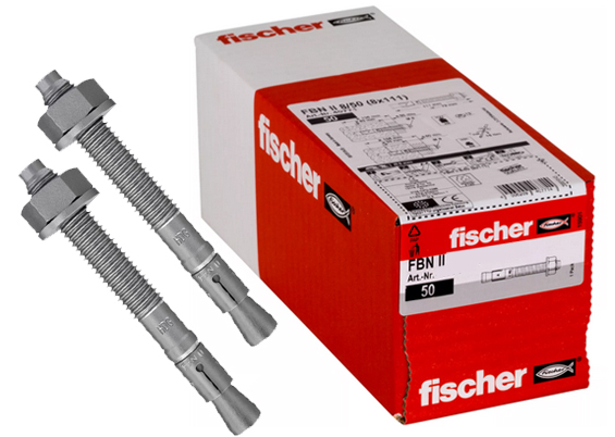 Fischer Betonanker FBN II HDG 10/30 (10x106) varmforzinket 50 stk