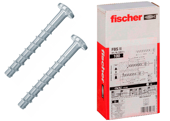 Fischer UltraCut FBS II 6 x 30/5 P Panhoved 100 stk