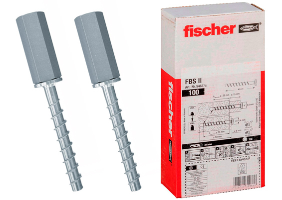 Fischer UltraCut Betonskrue FBS II 6x35 M8/M10 I 100 stk