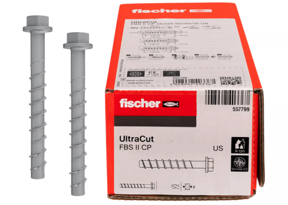 Fischer UltraCut CP Betonskrue FBS II 8x55 5/- US 50 stk