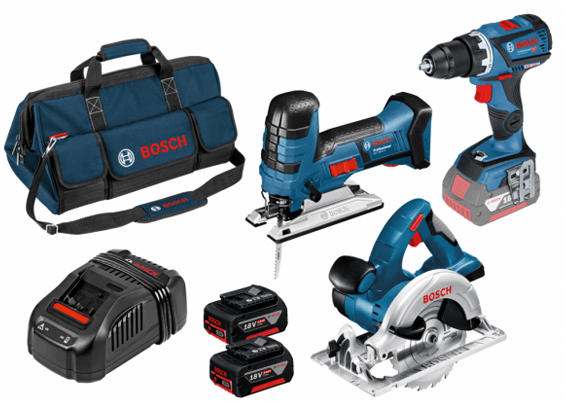 Bosch GSR 18V-60C Professional Akkusæt